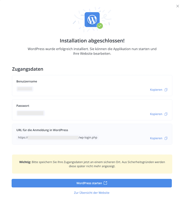WordPress installieren 04 de