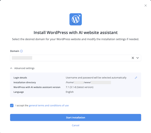 WordPress mit KI installieren 02 en