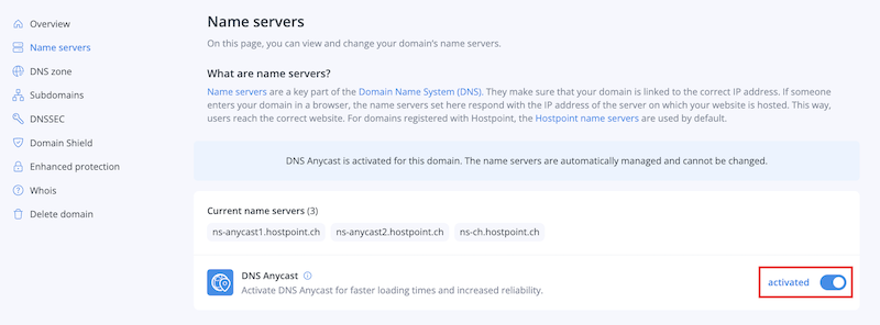 DNS Anycast aktivieren en