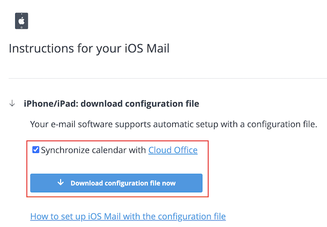 E Mail Assistent Konfigurationsdatei iOSMail en