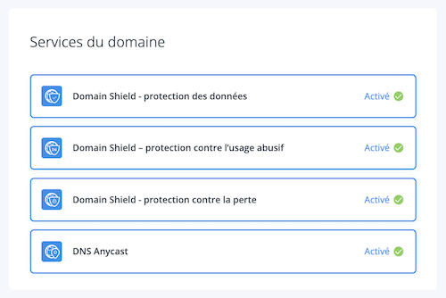 Domain Services Status fr