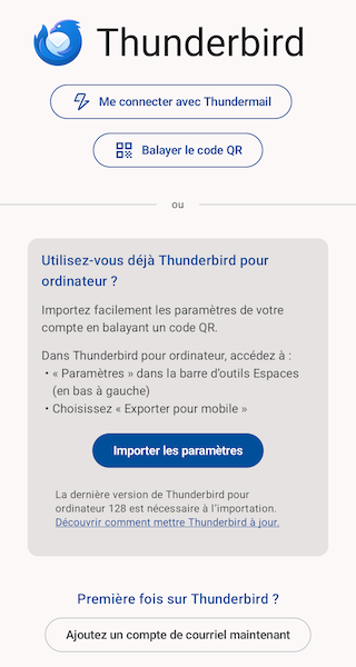 Thunderbird App 02 fr