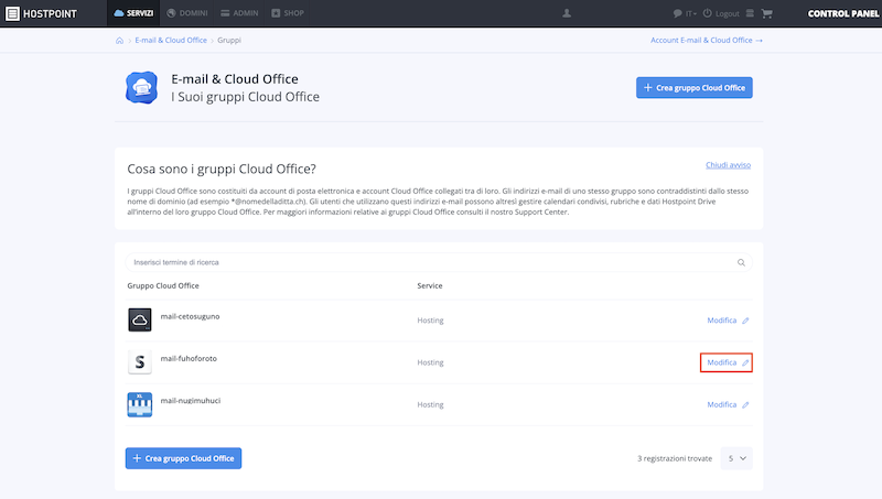 Cloud Office Gruppe von Hosting lösen 01 IT