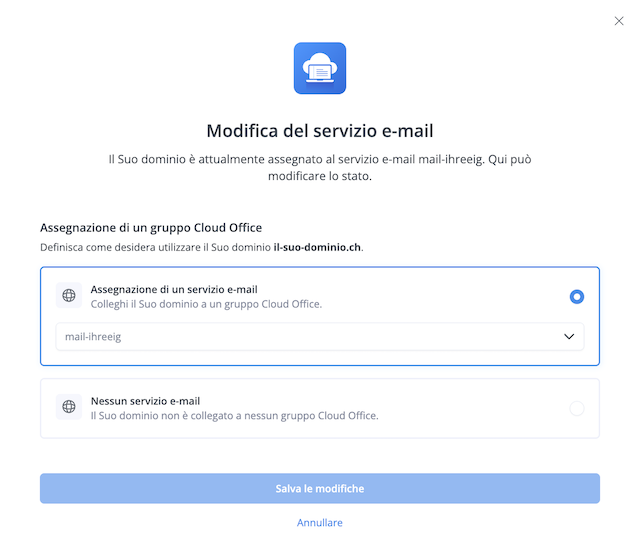 Domain Mailservice bearbeiten 02 it