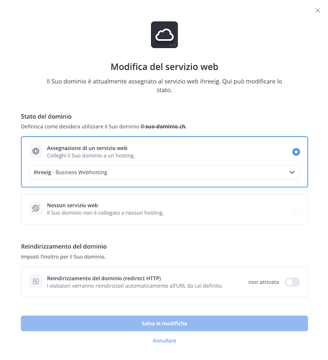 Domain Webhosting zuweisen 02 it